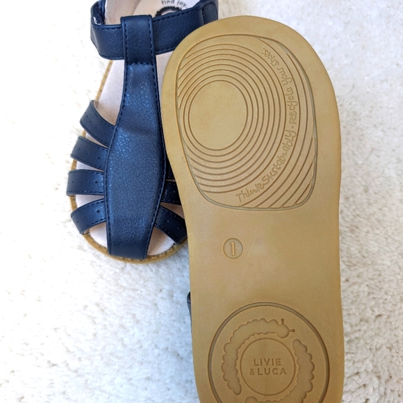 NEW Livie and Luca Classic Sandals size 1 youth - Picture 6 of 6